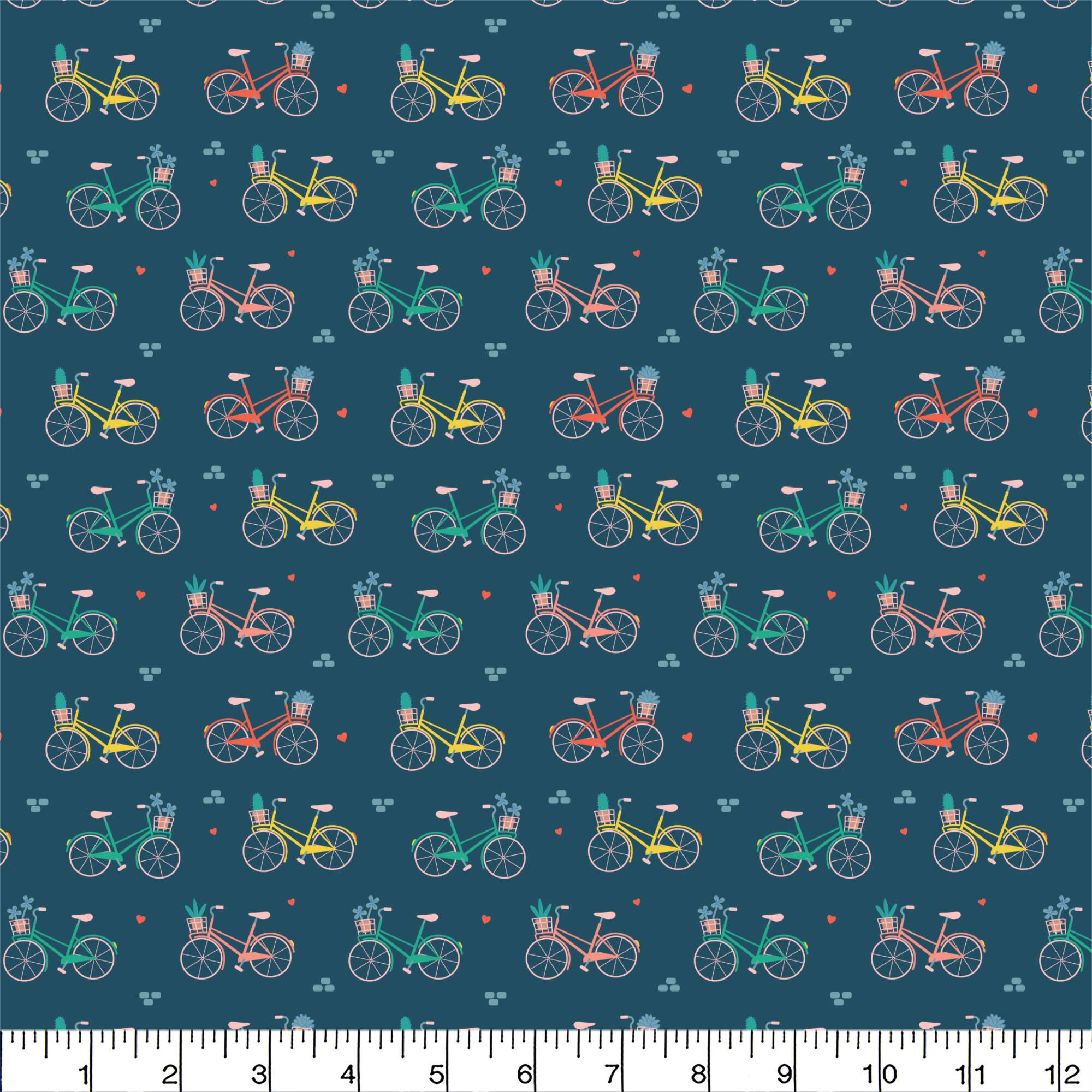 Camelot Fabrics Bicycle Cotton Fabric